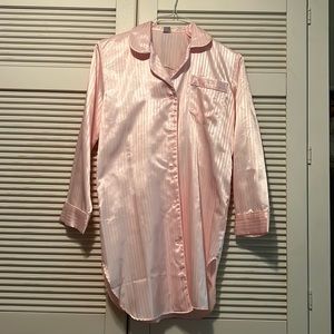 Satiny Soft Long Sleep / Lounging Shirt